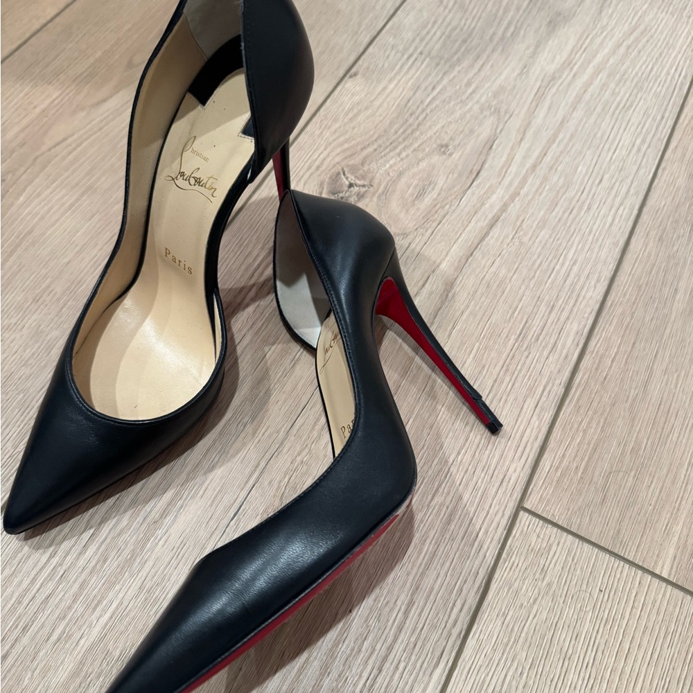 Christian Louboutin Black Heels with Red Soles